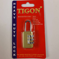 ราคา TIGON กุญแจล็อครหัส 3 รหัส กุญแจล็อคกระเป๋าเดินทาง ตู้ล็อคเกอร์ (14986674896)