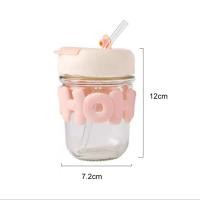 ราคา ถ้วยน้ำดื่มแก้วแบบมีหลอดสองชั้นสำหรับแก้วกาแฟแบบพกพากระบอกน้ำพลาสติก พร้อมหลอด ขนาด 350 ml แบบพกพาสะดวก J344 (20145476905)