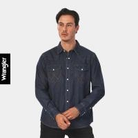 ราคา WRANGLER เสื้อเชิ้ตแขนยาวผู้ชาย คอลเลคชั่น Legend Of Wrangler ทรง REGULAR รุ่น WR S124MSHLN02 (21278643395)