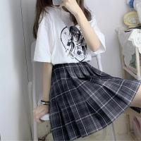 ราคา พร้อมส่ง สีแดง เอวสูง กระโปรงพลี สไตล์ญี่ปุ่น JK กระโปรงลายสก๊อต ลายสก๊อตน่ารัก กระโปรงเทนนิส (20955171584)