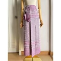 ราคา ชุดทำบุญ by Narciss ผ้าถุงผ้าฝ้าย ผ้าถุงทอลาย ผ้าซิ่น สีชมพู (20775053492)