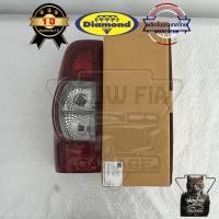 ราคา เสื้อไฟท้าย ไฟท้าย อีซูซุ ดีแมกซ์ ISUZU D MAX ปี 2007 2011 ในสีดำ เบ้าสีดำ ตราเพชร Diamond (19355503398)