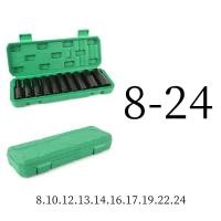 ราคา 8mm 24mm Impact Wrench Adapter 10 ชิ้น ชุดบล๊อก ชุดลูกบล็อคยาว ชุดประแจ ชุดลูกบล็อก บล็อค (18588738334)