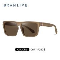 ราคา BRANLIVE DB แว่นตากันแดดแฟชั่นเอเชียพอดีสไตล์ แว่นเลนส์ สีส้ม (21040399363)