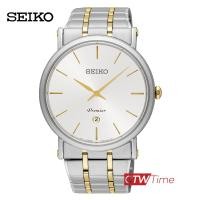 ราคา Seiko Premier Mens Watch นาฬิกาข้อมือผู้ชาย สายสแตนเลส รุ่น SKP400P1 SKP400P ราคาพิเศษทักแชท (1289104491)