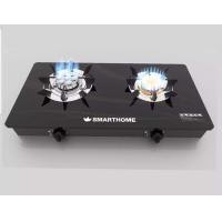 ราคา สินค้าขายดี เตาแก๊สทนความร้อน เตาแก๊สโชว์ เตาแก๊สหน้ากระจกสองหัวแบบธรรมดาและหัวเทอร์โบ SMARTHOME รุ่น SM GA2H 05 (6737260791)