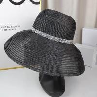 ราคา La jadore หมวกสานปีกกว้าง ใข่มุกคาด สวยหรู หมวกกันแดด (18979509284)