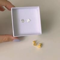 ราคา Winterwinter Jewelry Silver925 เครื่องประดับเงินแท้ เงินแท้925 ต่างหูเงินแท้ ต่างหูใบโคฟเวอร์ สไตล์เกาหลี (7776030712)