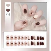 ราคา พร้อมส่ง เล็บปลอม เล็บปลอมสำเร็จรูป เล็บ PVC กล่องละ 24 ชิ้น ลายน่ารัก ราคาถูก เล็บสั้น ยาว สีทาเล็บ ยาทาเล็บ (12512417804)