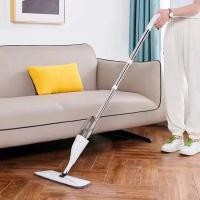 ราคา ไม้ถูพื้นสเปรย์ Spray Mop ไม้ม๊อบ Lazy Mop ไม้ถูพื้นแบบสเปรย์ Flat Mop มีที่ฉีดน้ำ หมุนได้ 360 องศา (19479275897)