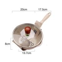 ราคา พร้อมส่ง Emoojoo กระทะเคลือบหินอ่อนก้นลึก หม้อด้ามเคลือบหินอ่อน พรีเมี่ยม สีขาว หม้อหินอ่อน ใช้กับเตาแม่เหล็กไฟฟ้าได้ (20084044708)