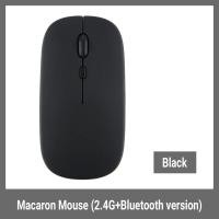 ราคา เมาส์ไร้สาย เมาส์ Wireless Blutooth Mouse 2 4GHz ชาร์จเงียบ พกพาสะดวก เมาส์บลูทูธไร้สาย ใช้กับมือถือ iPad ได้ Macaronสีสวย เม้าส์บลูทูธ เม้าไร้สาย (19603615420)