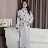 ราคา Smartconn 100 เสื้อคลุมอาบน้ำผ้าฝ้ายผู้หญิงวาฟเฟิลกิโมโนเสื้อคลุมอาบน้ำชุดนอนสปาเสื้อคลุมชุดนอนดูดน้ำเสื้อคลุมอาบน้ำเพื่อนเจ้าสาวเสื้อคลุมเสื้อคลุมอาบน้ำฤดูใบไม้ร่วงเสื้อคลุม (2020504495)