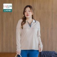 ราคา LX0161 เสื้อแขนยาว สาวอวบ เสื้อคอปกแขนยาว เนื้อผ้านุ่มนิ่มมีความยืดหยุ่น ใส่สบาย เสื้อผ้าพลัสไซส์ เสื้อผ้าสาวอวบ คุณภาพพรีเมี่ยม เสื้อ แขน ยาว คน อ้วน เสื้อ เชิ้ต แขน ยาว ผู้หญิง อวบ (19680901741)