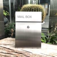 ราคา ตู้จดหมายสแตนเลส mail box แบบที่5 เกรด304 ตู้ไปรษณีย์ Mailbox สินค้าคุณภาพ (8848552387)