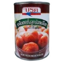 ราคา Brook Whole Peeled Tomato In Tomato Juice 565g บรูค มะเขือเทศปอกเปลือกทั้งลูกในน้ำมะเขือเทศ 565กรัม (10100319454)