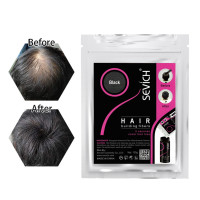 ราคา SEVICH Hair Fiber ผงไฟเบอร์สีดำ 500g ปิดผมบาง หัวล้าน ผมบาง ขนาด Hair Building Fiber (15358622957)
