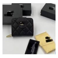 ราคา กระเป๋าสตางค์ใบเล็กน่ารักสำหรับผู้หญิงหนังดียังสวยขนาด 5 นิ้ว 2 พับ 1ซิป มีพร้อมจัดส่ง (20050864257)