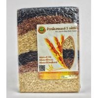 ราคา ข้าวกล้องมะลิ 3 กษัตริย์ ขนาดบรรจุ 1 กิโลกรัม ข้าวมะลินิลสุรินทร์ ข้าวมะลิโกเมน ข้าวมะลิ105 รวมประโยชน์จากข้าวนาปี 3 ชนิด ข้าวดีมีประโยชน์ ทานข้าวให้เป็นยาดีกว่าทานยาแทนข้าว (17594311373)