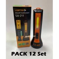 ราคา LAMPTAN ไฟฉาย LED ชาร์จได้ 2 ทาง ทั้ง สายUSB และ แสงอาทิตย์ ระบบ 4 in 1 เป็นเพาเวอร์แบงค์ ในตัว รับรองแท้ 100 (19302284903)