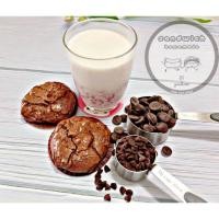 ราคา Dark chocolate brownie cookies คุกกี้บราวนี่ soft cookies (10789046301)