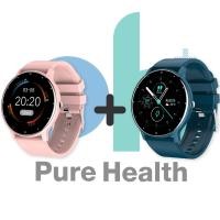 ราคา เซ็ตเเพ็คคู่สุดคุ้ม PH Life HR 2 วัดความดันโลหิต ออกซิเจน หัวใจ นอนหลับ กันน้ำ IP68 ออกกำลังกาย 8 โหมด ประกันศูนย์ 1 ปี (13409016891)