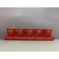 ราคา ชุดถ้วยน้ำชา ชุดถ้วยน้ำชาจีน ชุดน้ำน้ำชาสีแดง ชุดถ้วยน้ำชาสีทอง ชุดถ้วยน้ำชาทรงสูง ถ้วยน้ำชา3ใบ ถ้วยน้ำชา5ใบ ถ้วยสีแดง ถ้วยสีทอง (16007201711)