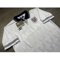 ราคา RETRO เสื้อฟุตบอลย้อนยุค ทีมชาติ England Home อังกฤษ เหย้า ชุดฟุตบอลยูโร ปี 1992 (20866478865)