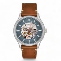 ราคา Nixon Automatic Spectra Leather NXA13725195 00 นาฬิกาข้อมือผู้ชาย สายหนัง สีน้ำตาล หน้าปัด 42 มม (20955986890)