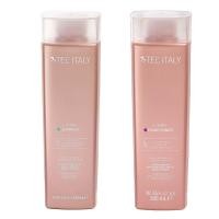ราคา Tec Italy Lumina Shampoo Conditioner 300ml แชมพูเนื้อสีม่วง เหมาะสำหรับผมสีบลอนด์หม่นหรือเทา new package (4760646387)