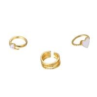 ราคา ชุดห่วงทองหรูหรา3ชิ้น เซ็ต17กม เครื่องประดับแหวนไข่มุกโลหะหัวใจเครื่องประดับ (20430084717)