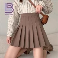 ราคา พร้อมส่งจากไทย กระโปรงเทนนิสเอวสูง Skirts สีพื้น มีซับใน กระโปรงสั้นเหนือเข่า กระโปรงเทนนิสเกาหลี No S01 (17425769792)