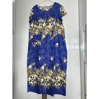 ราคา ชุดกระโปรงผ่าหน้าตลอด ติดกระดุม แขนสั้น ผ้าสปัน อก 46 นิ้ว ยาว 48 นิ้ว (15693865801)