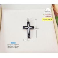 ราคา จี้เงินแท้92 5 จี้ไม้กางเขน แบบสีเงินและรมดำ เนื้อเงินแท้ (20403332779)