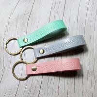 ราคา พวงกุญแจหนัง pu ใส่ชื่อ ฟรี แจ้งตอกชื่อได้ที่อินบ๊อก ของขวัญ ของชำร่วย แพคซองแยกชิ้น (18544140029)