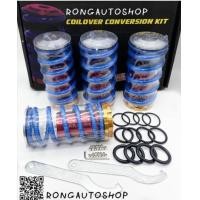 ราคา สตรัทปรับเกลียว รถเก๋ง สปริงโหลด สปริงโหลดสตรัทปรับเกลียว โหลดเตี้ย ชุดโหลด สปริงหลอด 1ชุด มี 4ชิ้น ปรับ สูง ต่ำได้ 4 นิ (12531765834)