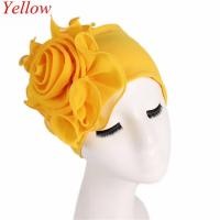 ราคา CHUAN แฟชั่นของผู้หญิง Bonnet หมวกยืด Headscarf King ยืดหยุ่น Chemo หมวกฮีญาบมุสลิมผมดอกไม้ขนาดหมวก (7801806215)