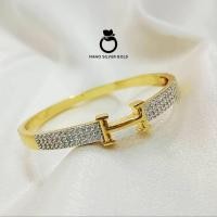 ราคา กำไล s48 แบบใหม่ล่าสุด กำไลเกลี้ยง กำไลมงคล เคลือบทอง กำไลขัดเงา ชิคๆ กำไลทอง ไมครอน ทองชุบ (20445800396)