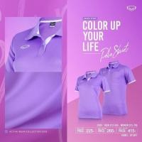 ราคา ใหม่ GRAND SPORT เสื้อโปโลแกรนด์สปอร์ตหญิง รุ่น 12 795 ใส่สบาย สีกรมท่า ขาว โอรส บานเย็น ส้ม แดง ฟ้า ม่วง เขียว (19112530850)