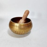 ราคา ขันธิเบตทองเหลือง ขันสวดมนต์ฝึกสมาธิ เล็ก ขนาด 4 นิ้ว (15906122823)