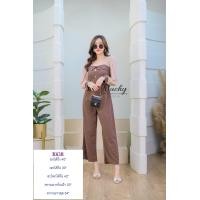 ราคา จั๊มสูทขายาว จั๊มสูทไซส์ใหญ่ จั๊มสาวอวบ jumpsuit จั้มสาวอวบ จั้มขายาว fashion (9082087177)