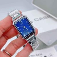 ราคา ใหม่นาฬิกาผู้หญิง นาฬิกา CASIO ผญ นาฬิกาข้อมือหญิง กันน้ำ นาฬิกาสำหรับผู้หญิง สีชมพู หน้าปัดสี่เหลี่ยม ขนาด 30MM หน้าปัดแบบ ขีด และโรมัน (20557278573)