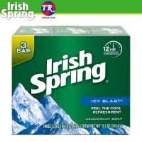 ราคา IRISH SPRING ICY BLAST BAR SOAP ไอริชสปริง สบู่ก้อน สูตร เย็น แพ็ก 3 x 104 กรัม (8688326207)
