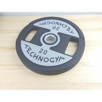 ราคา แผ่นน้ำหนักหุ้มยาง แผ่นน้ำหนัก รู 2 นิ้ว รองรับแรงกระแทก แผ่น Bumper Plate สำหรับใส่คู่กับแกนโอลิมปิกบาร์เบล ส่งจากไทย (19677366365)