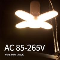 ราคา FT Fan Shape LED Bulb E27 LED Lamp Foldable 85 265V Light Bulbs For Home Ceiling Lamp Warehouse Garage Light Warm White (17955695402)