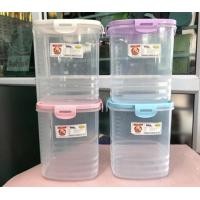 ราคา กระปุกฝาล็อก จุ 3 ลิตร อย่างดี พลาสติกหนา กระปุก กระปุกล็อก กระปุกล็อค กระปุกใส่ขนม กระปุกใส่อาหาร (18925911744)