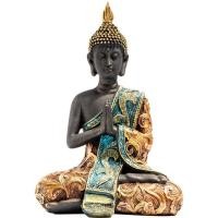 ราคา Buddha Statue Thailand Sculpture Resin Handmade Buddhism Hindu Feng Shui Figurine Meditation Home Decor Ornament (13106471946)