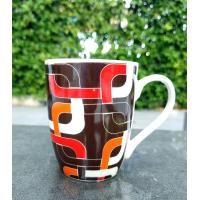 ราคา แก้วมัค แก้วกาแฟเซรามิค แก้วกระเบื้อง แก้วกาแฟลายตามีหูจับ (20620239712)