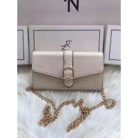 ราคา กระเป๋าสะพายสายโซ่ หน้าเข็มขัด Lyn new collection (17214556706)