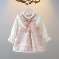 ราคา Girls dress Spring and Autumn New Western Style Baby Childrens Long sleeved Princess Dress Fairy One year old Dress (21058632869)